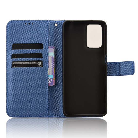 Flip case for Motorola Moto G24 / G24 Power / G04, Wallet Smart Magnet, blue