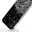 Case for Realme 8 5G, Glittery, black