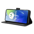 Flip case for Motorola Moto G24 / G24 Power / G04, Wallet Smart Magnet, black