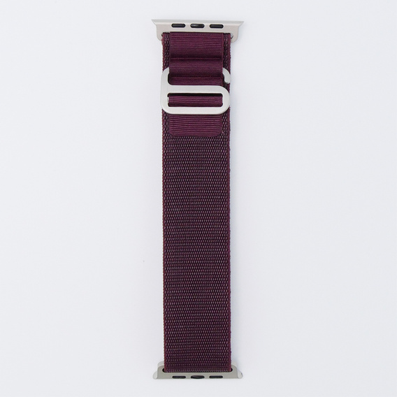 Nylon Strap for Apple Watch 1/2/3/4/5/6/7/8/SE/ULTRA 42/44/45/49mm, Dark red