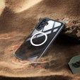 Case for Samsung Galaxy A16, Shockproof, with glass, for MagSafe, black