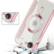 Flip case for iPhone 16E, RFID Wallet MagSafe CamShield, pink