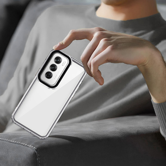 Case for Oppo A80, Fusion Hybrid, transparent