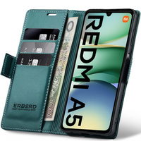 ERBORD Glossy Litchi wallet with flap for Xiaomi Redmi A5