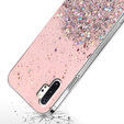 Case for Samsung Galaxy Note 10 Plus, Glittery, pink