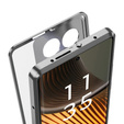 1 x Case for Motorola Edge 50 Ultra, Frame Case, silver