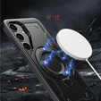 Case for Samsung Galaxy S25 FE, Military MagSafe, black
