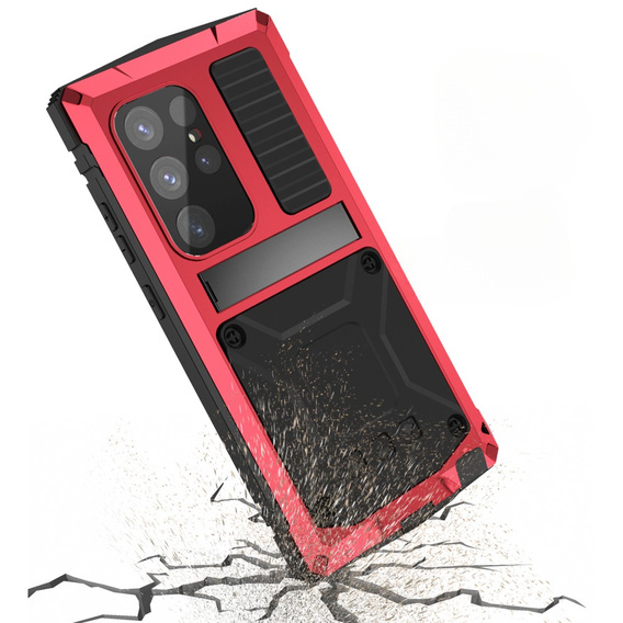 Armored case for Samsung Galaxy S25 Ultra, R-JUST, red