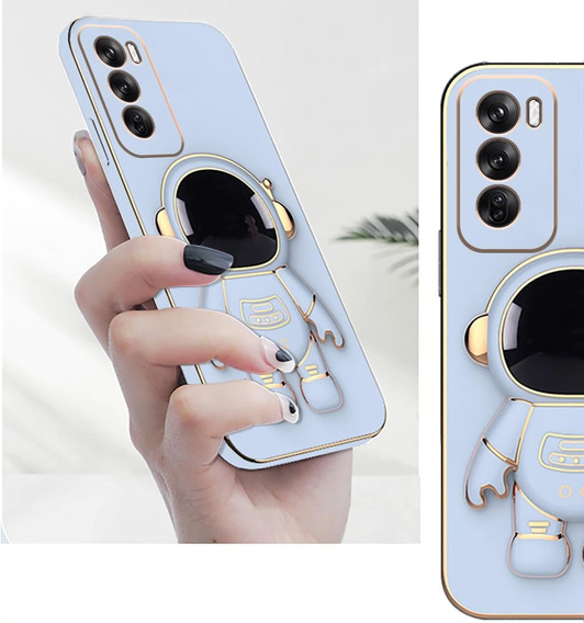 Case for Oppo Reno 12, Astronaut, blue
