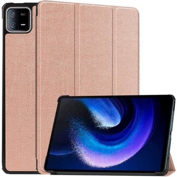 Case for Xiaomi Pad 6, Smartcase, pink rose gold