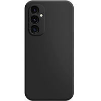 Case for Samsung Galaxy A54 5G, Silicone Lite, black + 9H glass