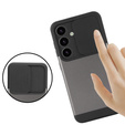 Case for Samsung Galaxy S24, ERBORD CamProtect Slide Camera, gray gunmetal