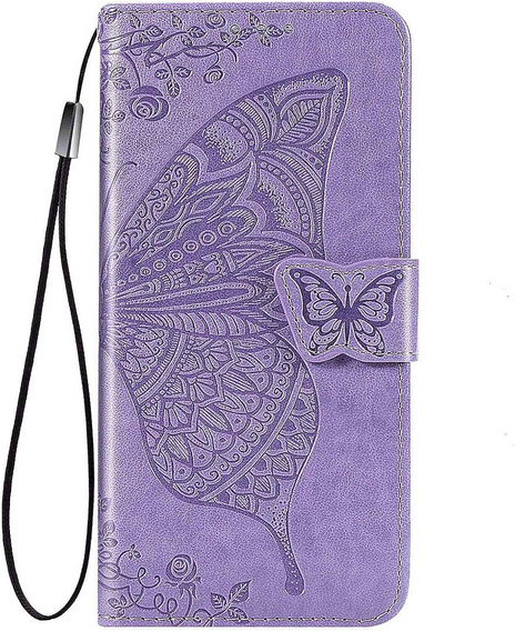 Flip case for Vivo V50 Lite 4G / 5G, Butterfly, purple