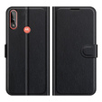 Flip case for Motorola Moto E7 Power / E7i Power, Wallet Litchi Texture, black