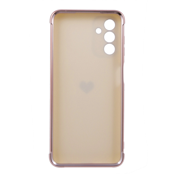 Case for Samsung Galaxy A13 5G, Electro heart, pink rose gold