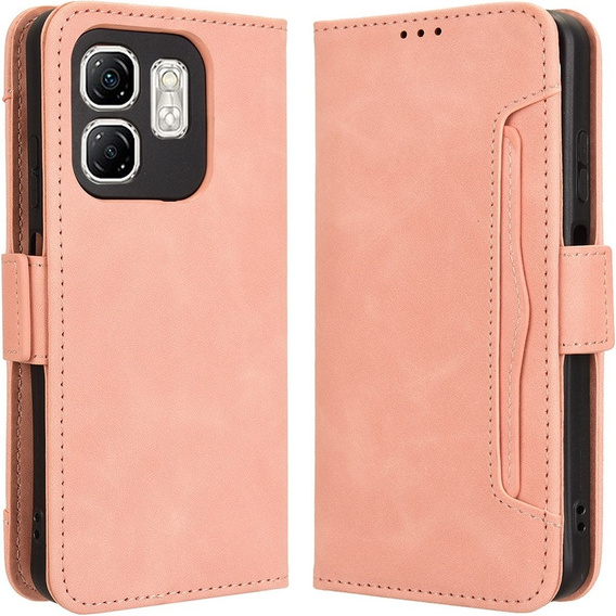 Flip case for Infinix Hot 50i 4G, Card Slot, pink