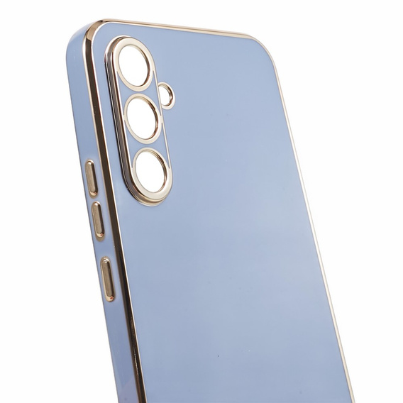 Case for Samsung Galaxy S24+ Plus, Glamour CamShield, blue