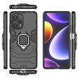 Case for Poco F5 5G, Kickstand Ring, black