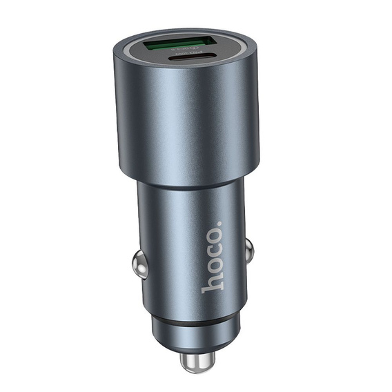 Hoco Z60 car charger with two ports and 48 W fast charging