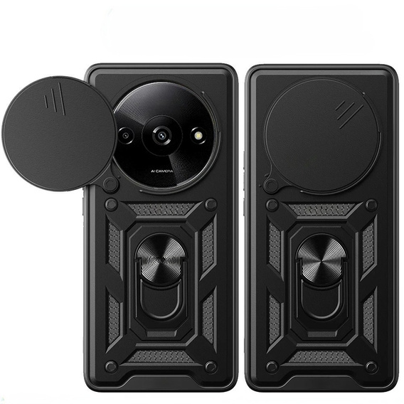 Case for Xiaomi Redmi A3, CamShield Slide, black
