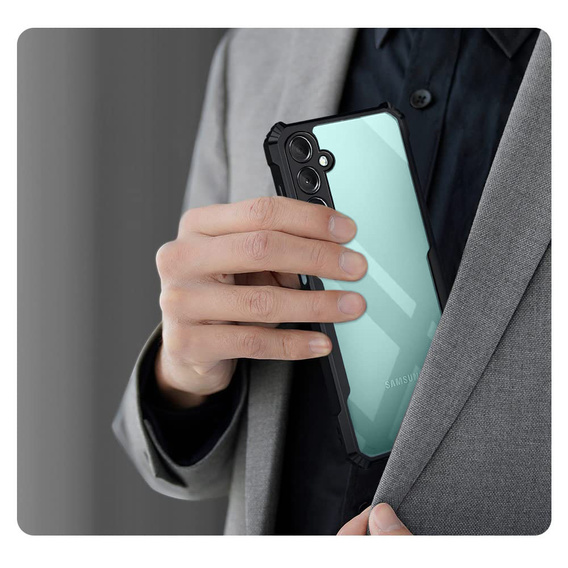 Case for Samsung Galaxy A26, AntiDrop Hybrid, black + 9H tempered glass