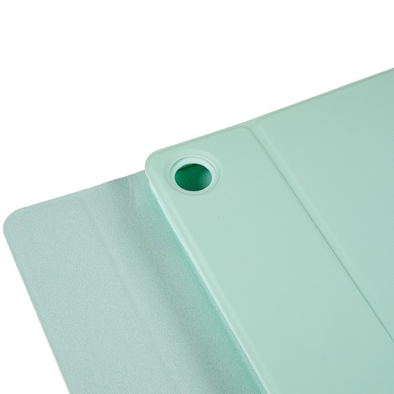 Case + keyboard Lenovo Tab M10 Plus Gen 3 TB-125F TB-128F, green