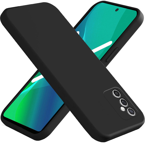 Case for Samsung Galaxy M52 5G, Silicone Lite, black