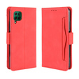 Flip case for Huawei P40 Lite, Card Slot, red