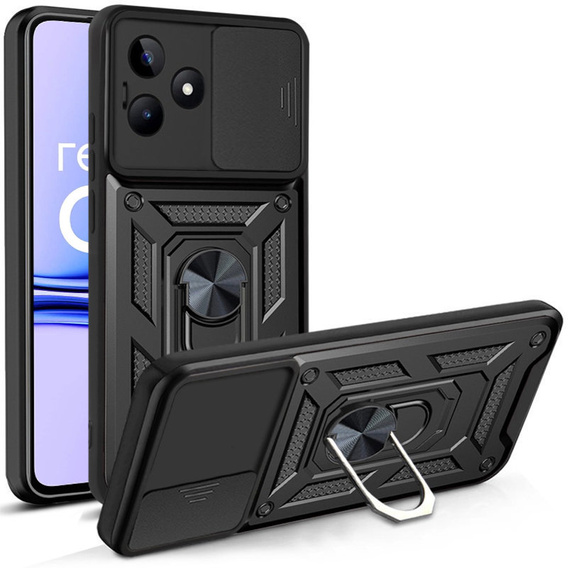 Case for Realme C53 4G, CamShield Slide, black