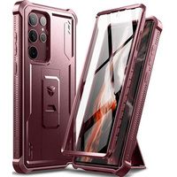 Armored case for Samsung Galaxy S22 Ultra, Dexnor Full Body, red