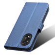 Flip case for Oppo A38 4G / Oppo A18 4G, Wallet Smart Magnet, blue