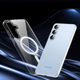 Case for Samsung Galaxy S25+ Plus, Fusion Hybrid, for MagSafe, transparent + Screen Glass