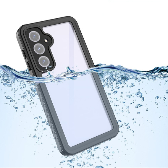 IP68 Waterproof Case for Samsung Galaxy S24 FE, Redpepper, black
