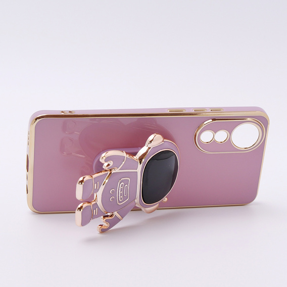 Case for Oppo A78 4G, Astronaut, purple