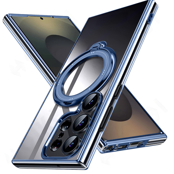 Magnetic Case for Samsung Galaxy S25 Ultra, for MagSafe, blue