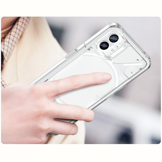 Case for Nothing Phone 1, Fusion Hybrid, transparent