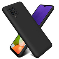 Case for Samsung Galaxy A22 / M22 4G / LTE, Silicone Lite, black