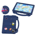 Children's case for Lenovo Tab M11, Cute Patterns, with stand, dark blue