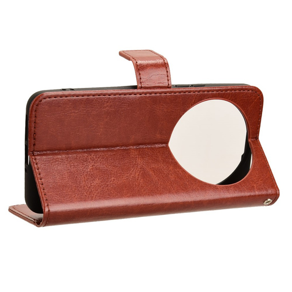 Flip case for Xiaomi 14 Ultra, Crazy Horse Wallet, brown
