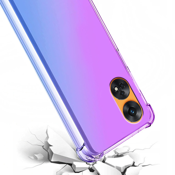 Case for Oppo Reno8 T, Gradient Dropproof, Purple / blue