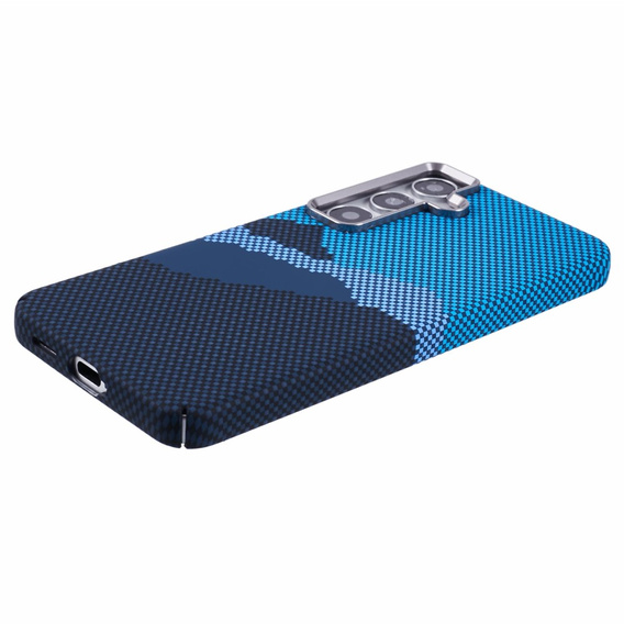 MagSafe's Samsung S25 Case, Carbon Fiber, blue / navy
