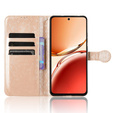 Flip case for Oppo Reno 12FS / 12F, Wallet Rhombus, pink