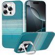 Case for iPhone 16 Pro Max, Frame Kickstand, for MagSafe, Moon Green