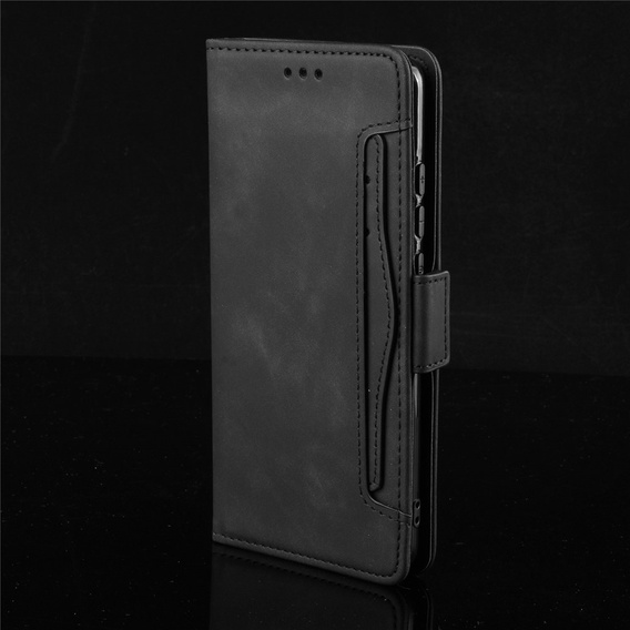 Flap case for Oppo Reno 14, Card Slot, wallet, black