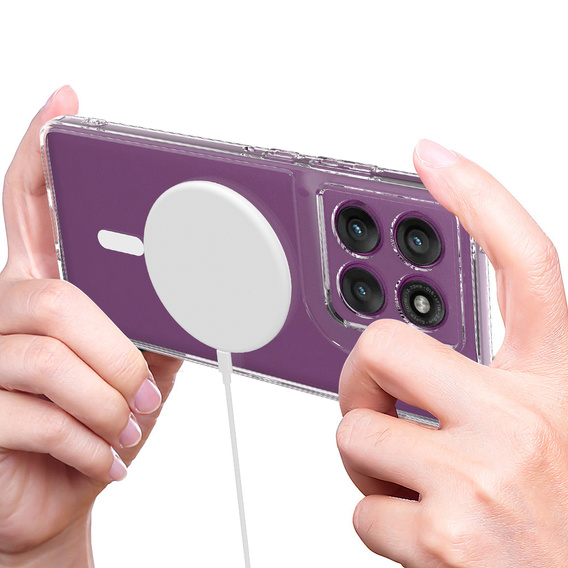 Fusion Hybrid MagSafe Case for Motorola Edge 70 5G, Transparent