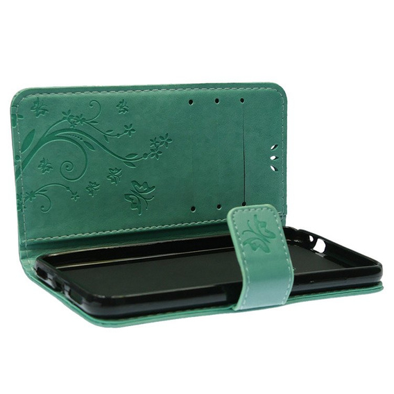 Flip case for Huawei P9 Lite 2017, Butterfly, green