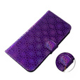 Flip case for Oppo A17, Wallet mandala, purple