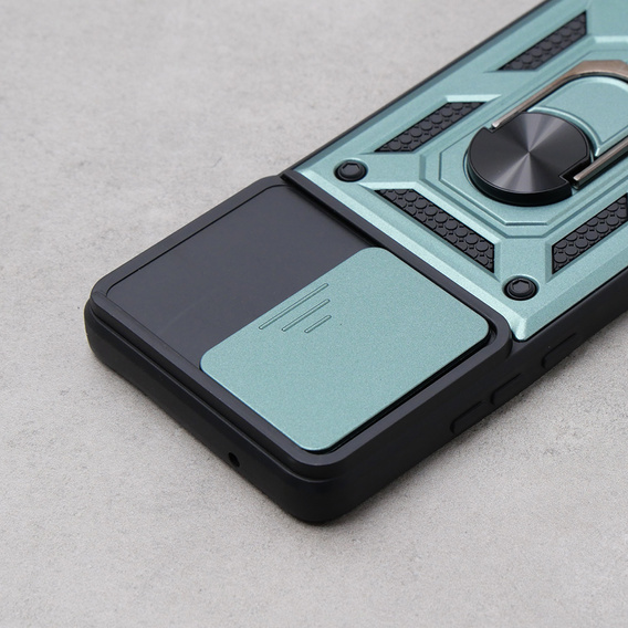 Case for Motorola Edge 40 Neo, CamShield Slide, green
