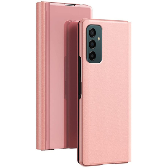 Case for Samsung Galaxy M23 5G / M13, Clear View, pink rose gold
