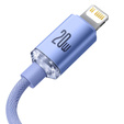 Baseus Crystal Shine USB-C to Lightning Cable, 2.0 m, 20W, for Apple Devices (Lightning)